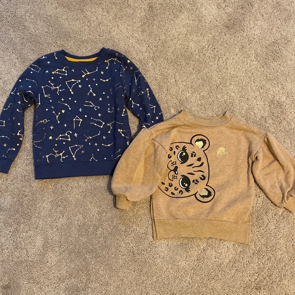 2 Girls Sweatshirts